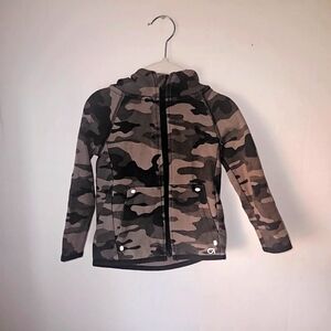 GAP | (18-24 mos) | GapFit Gear Camo Slim Fit Hoodie Sweatshirt